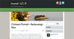 Desktop Screenshot of journalazur.rivieranguiden.se